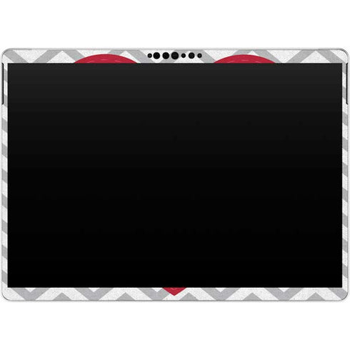 Chevron Heart Surface Pro 8 Skin