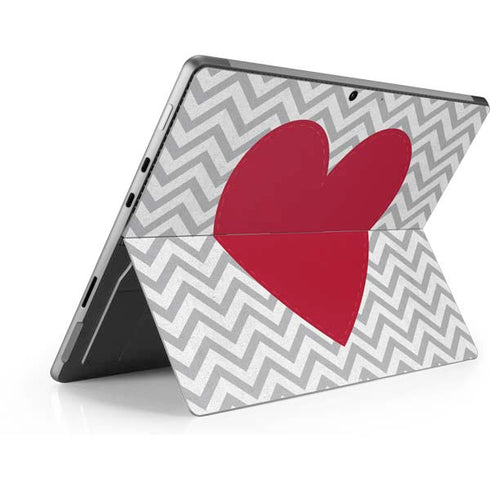 Chevron Heart Surface Pro 9 Skin