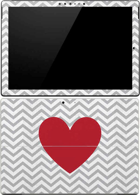 Chevron Heart Surface Pro (2017) Skin