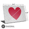 Chevron Heart Universal Laptop 12in (9.8 x 6.8in) Skin