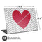 Chevron Heart Universal Laptop 18in (14.6 x 10.6in) Skin
