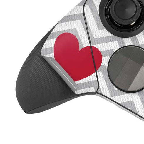 Chevron Heart Xbox Elite Wireless Controller Series 2 Skin