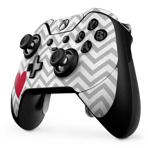 Chevron Heart Xbox One Elite Controller Skin