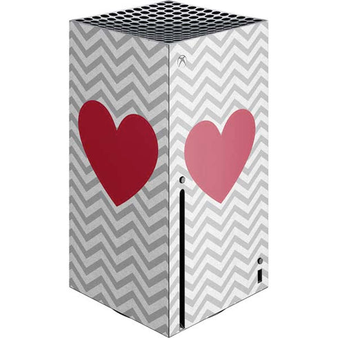 Chevron Heart Xbox Series X Console Skin