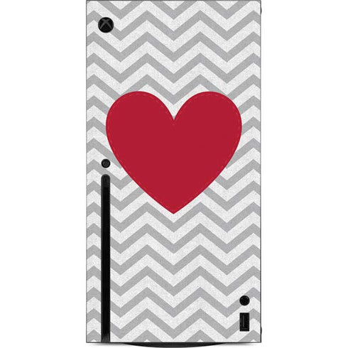 Chevron Heart Xbox Series X Console Skin
