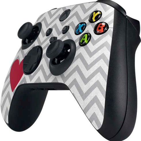 Chevron Heart Xbox Series X Controller Skin
