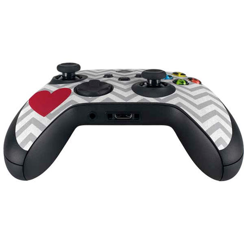 Chevron Heart Xbox Series X Controller Skin