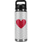 Chevron Heart YETI Rambler 26oz Bottle Skin