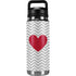 Chevron Heart YETI Rambler 26oz Bottle Skin