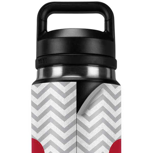 Chevron Heart YETI Rambler 26oz Bottle Skin