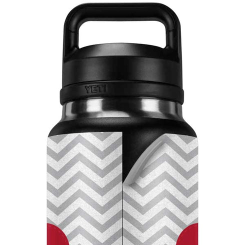 Chevron Heart YETI Rambler 36oz Bottle Skin