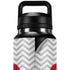 Chevron Heart YETI Rambler 36oz Bottle Skin