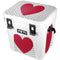 Chevron Heart YETI Roadie 24 Hard Cooler Skin