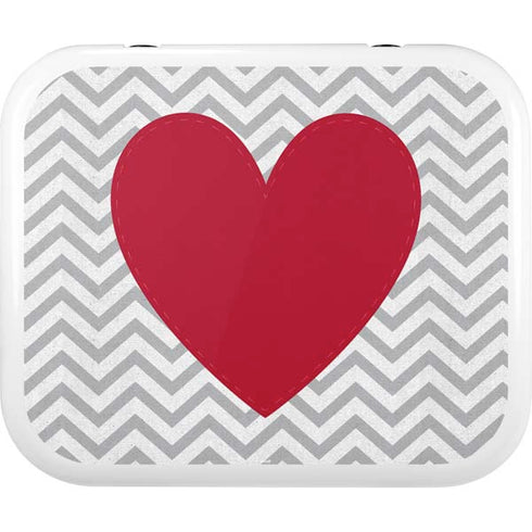 Chevron Heart YETI Roadie 24 Hard Cooler Skin