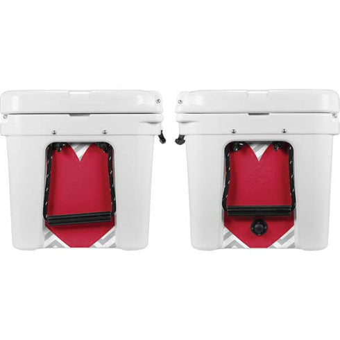 Chevron Heart YETI Tundra 35 Hard Cooler Skin
