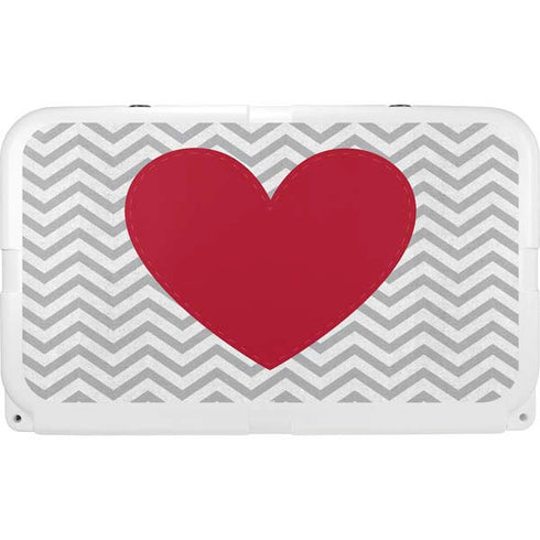 Chevron Heart YETI Tundra 45 Hard Cooler Skin