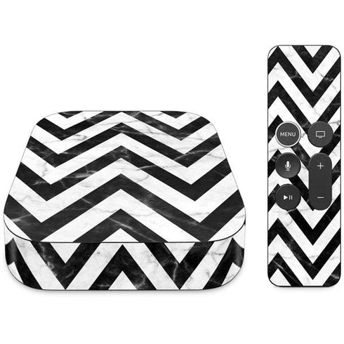 Chevron Marble Apple TV Skin