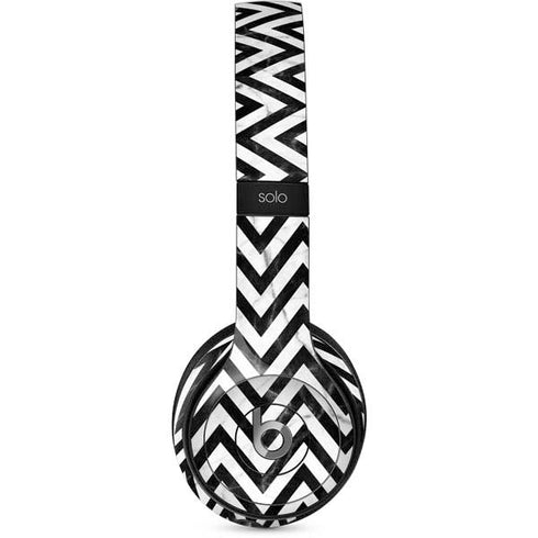 Chevron Marble Beats Solo 2 Wired Skin