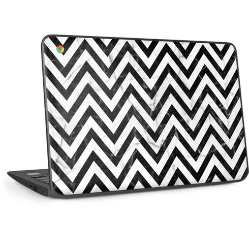 Chevron Marble HP Chromebook Skin