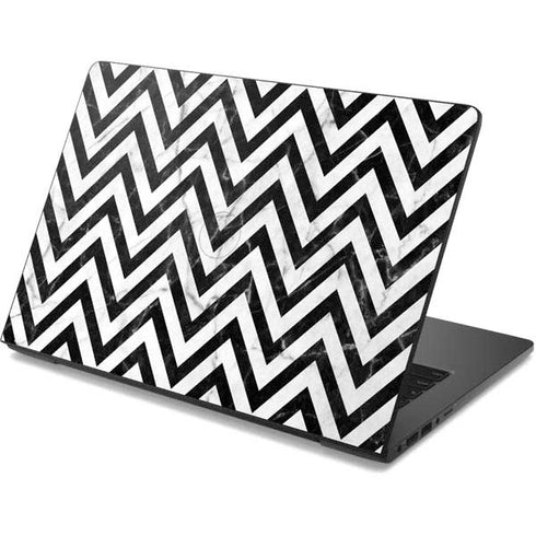 Chevron Marble Dell Chromebook Skin