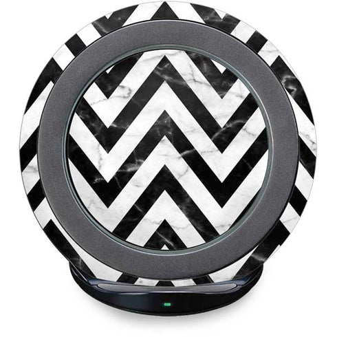 Chevron Marble Fast Charge Wireless Charging Stand Skin