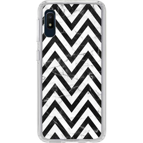 Chevron Marble Galaxy A10e Clear Case