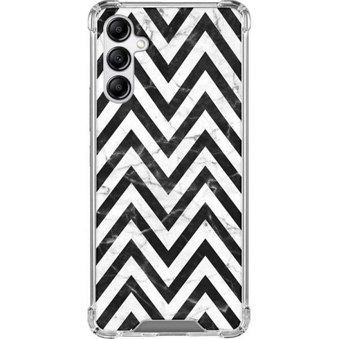 Chevron Marble Galaxy A14 5G Clear Case