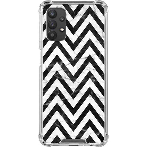 Chevron Marble Galaxy A32 5G Clear Case