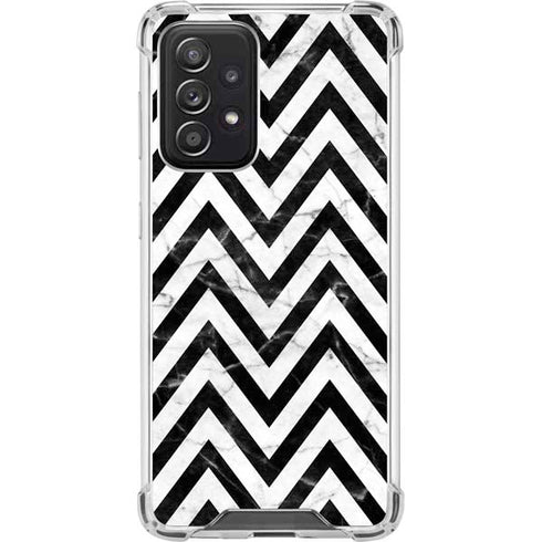 Chevron Marble Galaxy A52 5G Clear Case