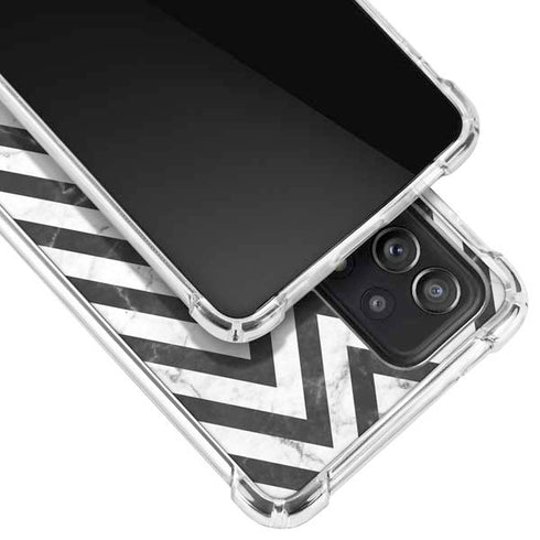 Chevron Marble Galaxy A52 5G Clear Case