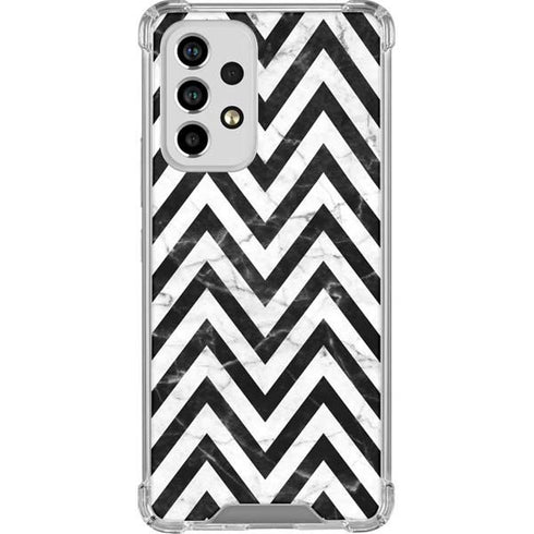 Chevron Marble Galaxy A53 5G Clear Case