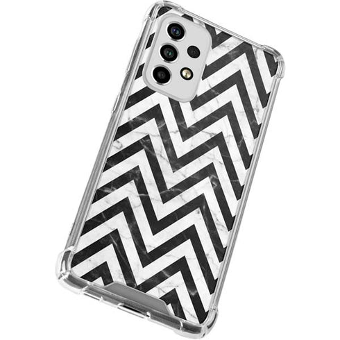 Chevron Marble Galaxy A53 5G Clear Case