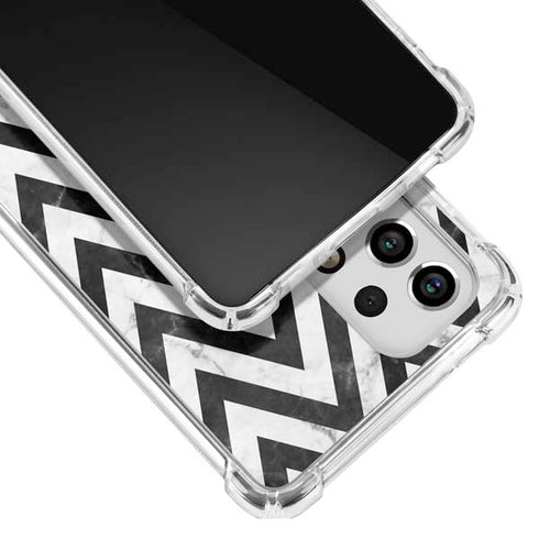 Chevron Marble Galaxy A53 5G Clear Case