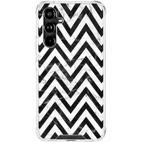 Chevron Marble Galaxy A54 5G Clear Case