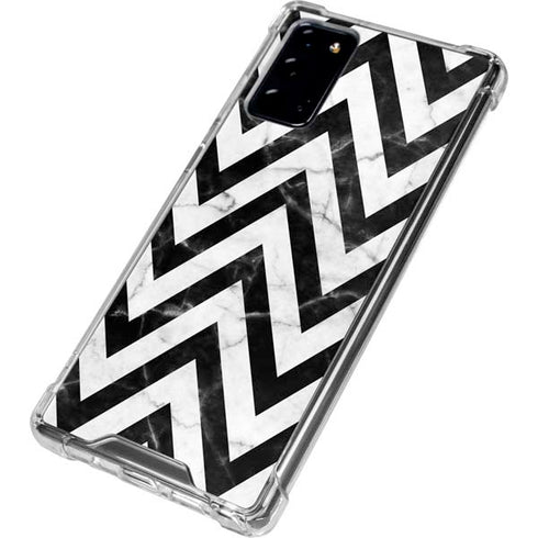 Chevron Marble Galaxy Note20 5G Clear Case