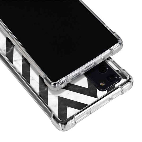 Chevron Marble Galaxy Note20 5G Clear Case