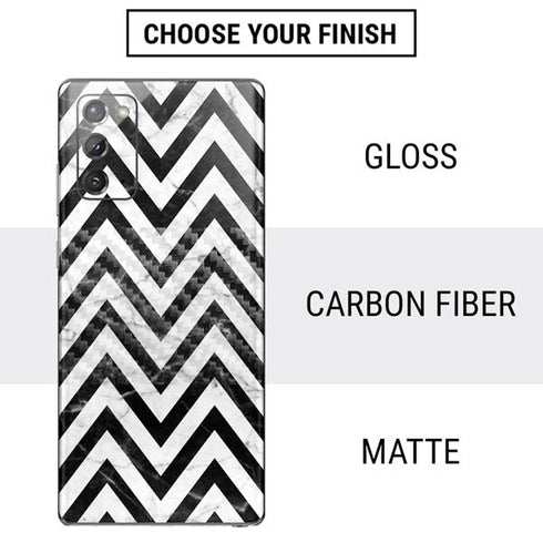 Chevron Marble Galaxy Note20 5G Skin