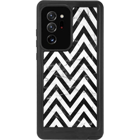 Chevron Marble Galaxy Note20 Ultra 5G Waterproof Case
