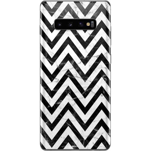 Chevron Marble Galaxy S10 Plus Skin
