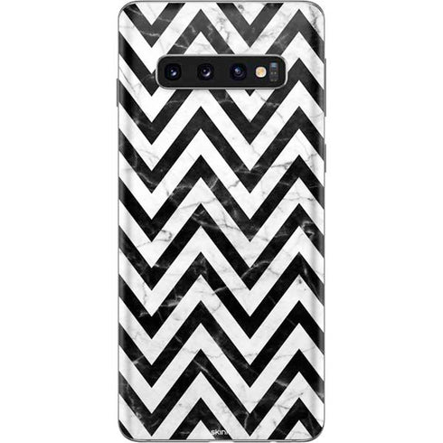 Chevron Marble Galaxy S10 Skin