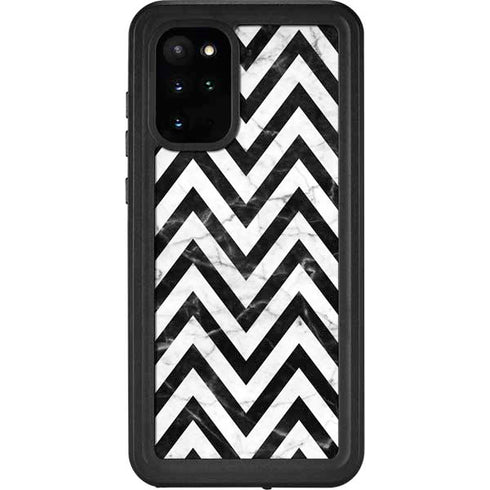 Chevron Marble Galaxy S20 Plus Waterproof Case