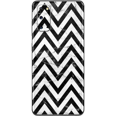 Chevron Marble Galaxy S20 Skin