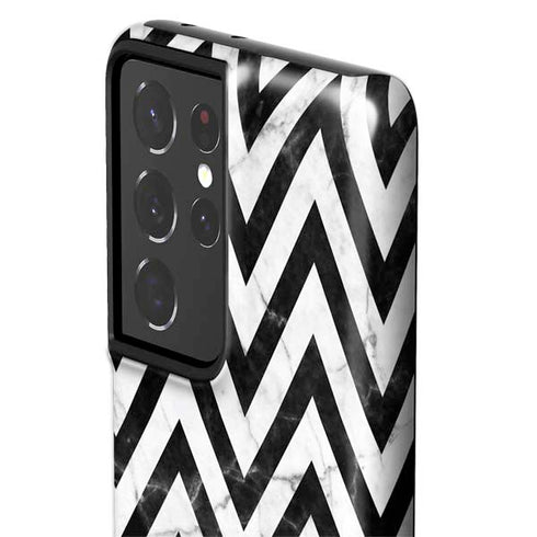 Chevron Marble Galaxy S21 Ultra 5G Pro Case