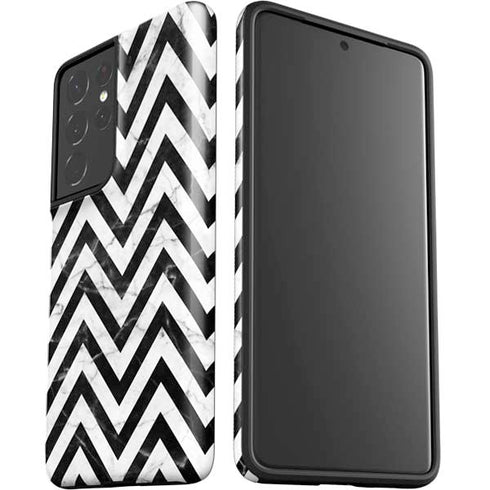 Chevron Marble Galaxy S21 Ultra 5G Pro Case