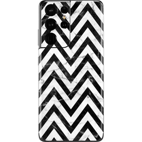Chevron Marble Galaxy S21 Ultra 5G Skin