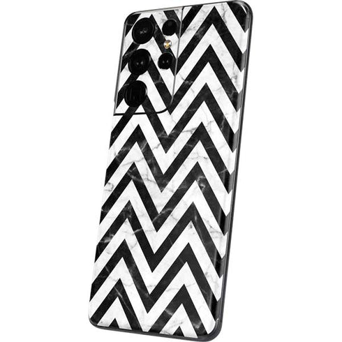 Chevron Marble Galaxy S21 Ultra 5G Skin