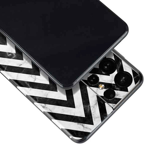 Chevron Marble Galaxy S21 Ultra 5G Skin