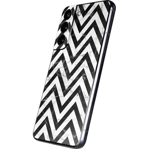 Chevron Marble Galaxy S22 Skin