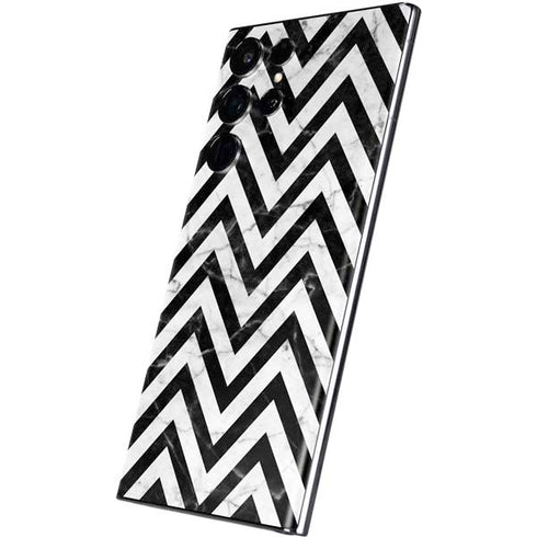 Chevron Marble Galaxy S22 Ultra Skin