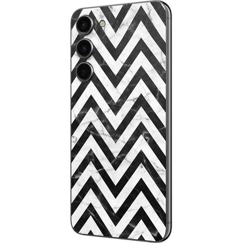 Chevron Marble Galaxy S23 Plus Skin
